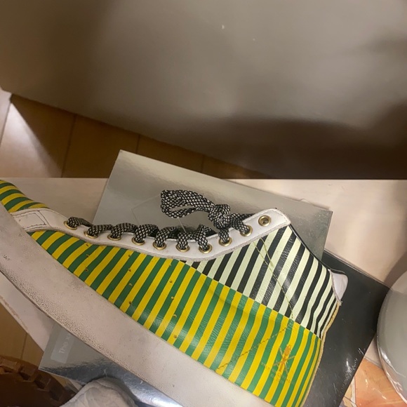 OPENING CEREMONY X ADIDAS ORIGINALS ROD LAVER VINTAGE HI - SPRING13 GREEN/WHITE - Picture 5 of 12